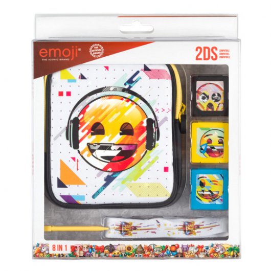 Indeca Kit 8 en 1 Emoji 2018 para Nintendo 2DS
