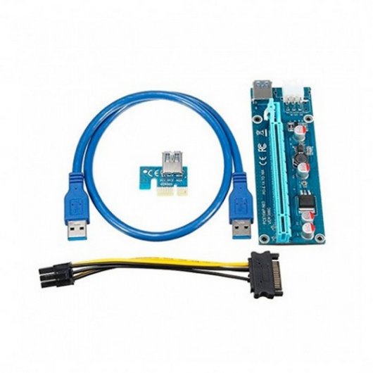 Adaptador PCI-E 1X a PCI-E 16X