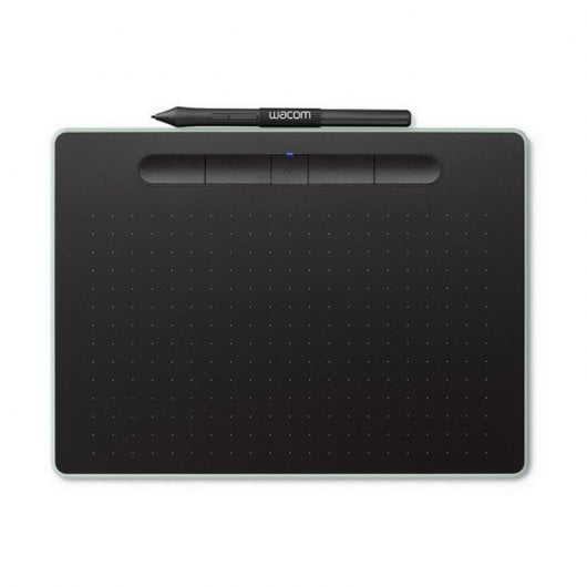 Wacom Intuos S Bluetooth tavoletta grafica Verde, Nero 2540 lpi (linee per pollice) 152 x 95 mm USB/Bluetooth