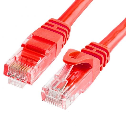 Equipaggia il cavo di rete UTP Cat 6 da 0,5 m rosso