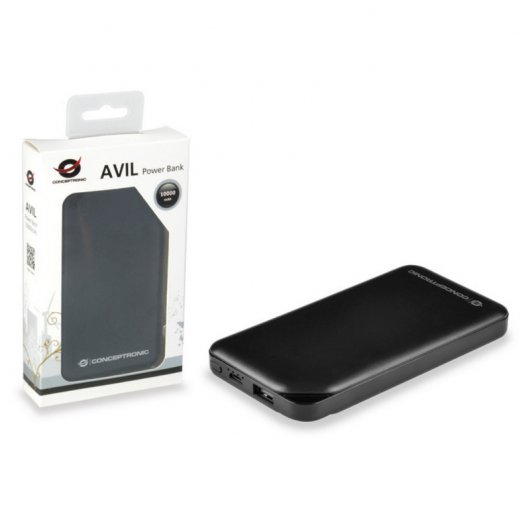 Conceptronic Powerbank Avil 10000mAh Colore Nero