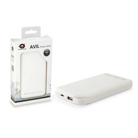 Conceptronic Powerbank Avil 10000mAh Color Blanco