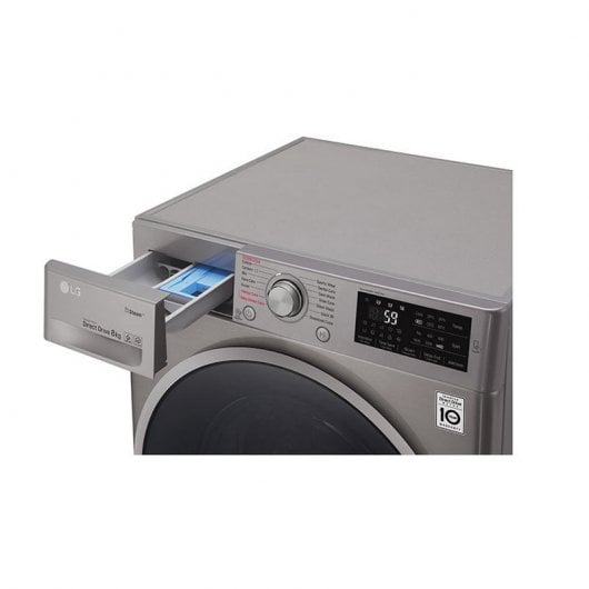 LG F4J6TY8S Lavadora Carga Frontal 8Kg A+++ Acero Inoxidable