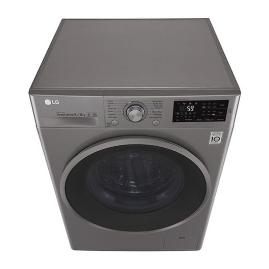 LG F4J6TM8S Lavasecadora Carga Frontal 8Kg/5Kg A Acero Inoxidable