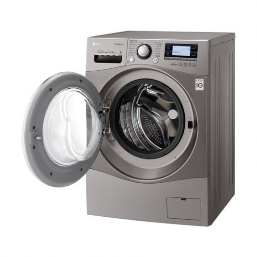 LG FH695BDH6N Lavasecadora Carga Frontal 12Kg/8Kg A Acero Inoxidable