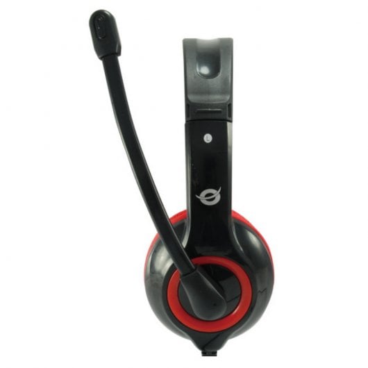 Cuffie USB Conceptronic con controllo del volume Rosse