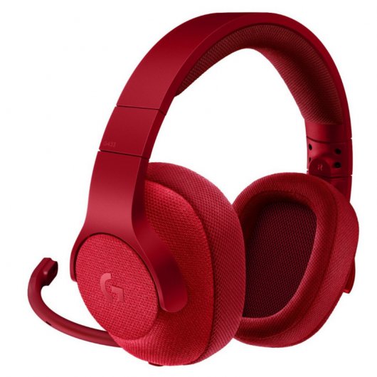 Logitech G433 Auriculares Gaming Rojos