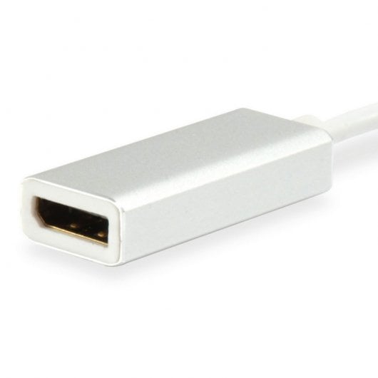 Equip Cable USB Tipo C Macho a DisplayPort Hembra 15cm Plata