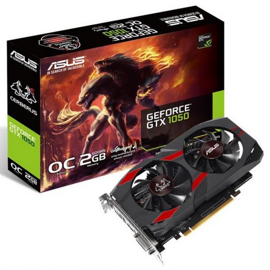 ASUS Cerberus GeForce GTX 1050 OC Edition 2GB GDDR5