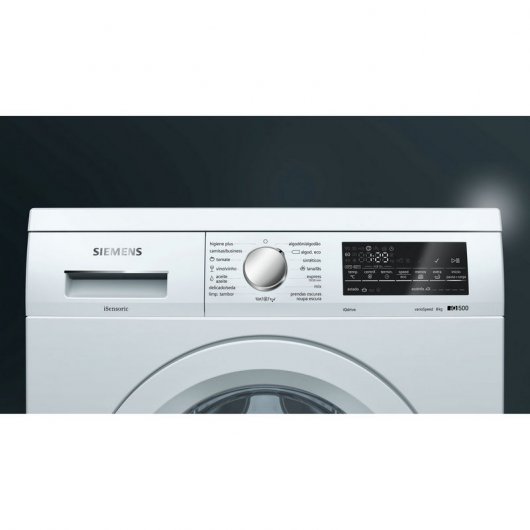 Siemens WU12Q468ES Lavadora Carga Frontal  8Kg A+++ Blanca