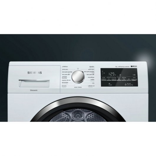 Siemens WT47G439EE Secadora Bomba de Calor de Carga Frontal 9Kg A++ Blanca