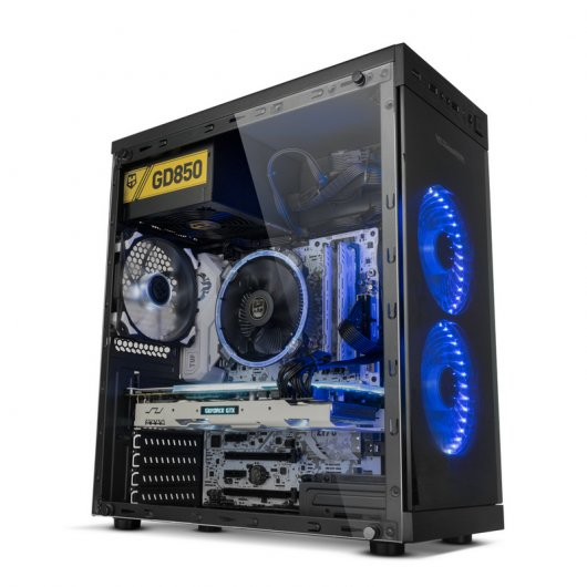Nox Hummer TGS USB 3.0 Cristal Templado
