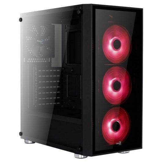 Aerocool Quartz USB 3.0 LED RGB Vidro Temperado