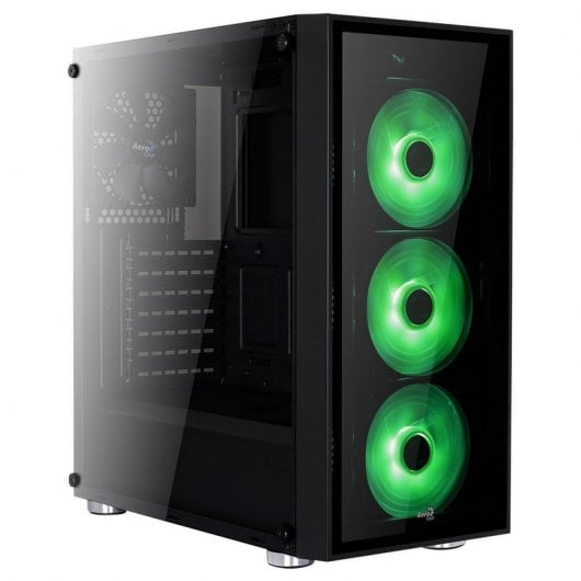 Aerocool Quartz USB 3.0 LED RGB Vidro Temperado