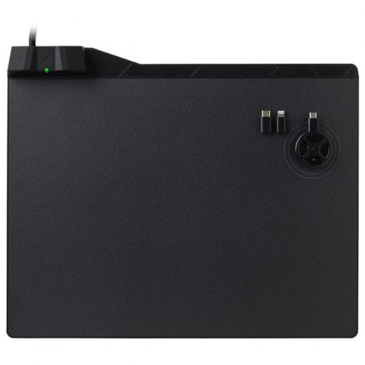 Corsair Alfombrilla Gaming MM1000 QI con Carga Inalámbrica