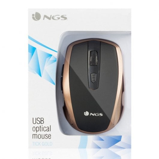 NGS Tick Gold Optische Maus 1600DPI