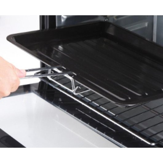 Mini Forno Jata HN916 Limpeza Manual 16L 29cm Grill Inox Preto