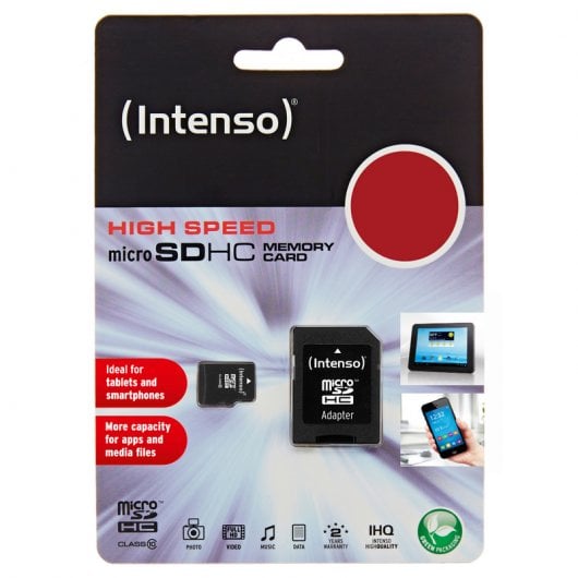 Scheda MicroSD Intenso SDHC 16GB Classe 10