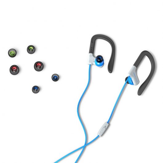 Energy Sistem Sport 1 Auriculares Desportivos com Microfone Azuis