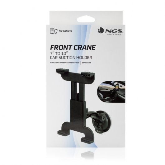 NGS Front Crane Soporte Coche con Ventosa para Tablet 7"-10"