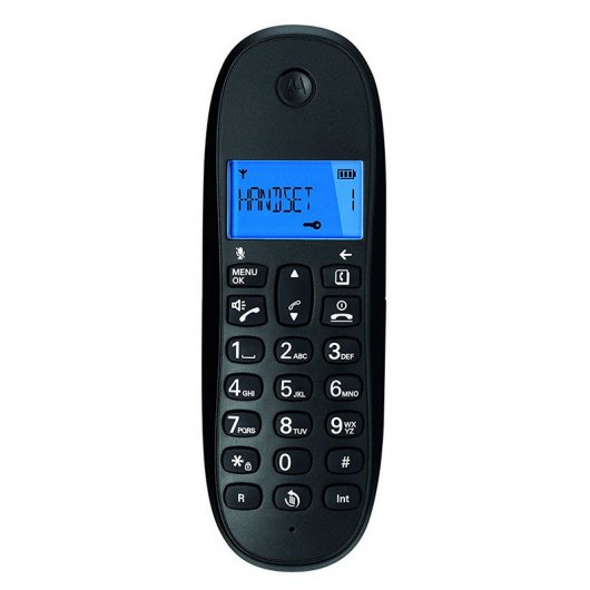 Motorola C1001L Teléfono Inalámbrico Negro