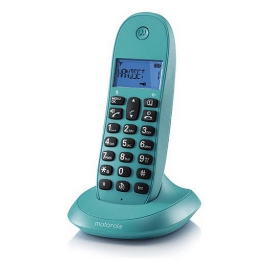 Motorola C1001L Teléfono Inalámbrico Turquesa