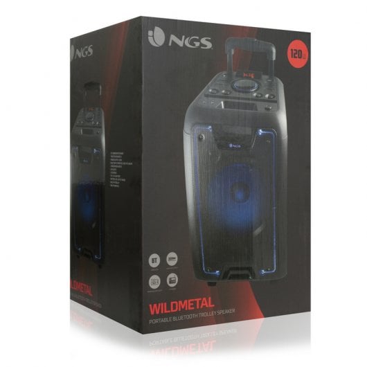 NGS Wild Metal Altavoz Bluetooth 120W