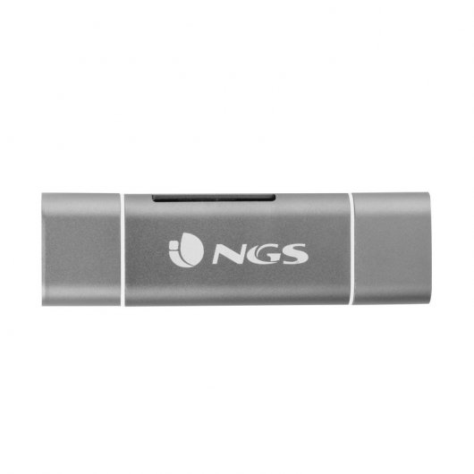 NGS ALLYREADER lettore di schede USB/Micro-USB Grigio, Bianco