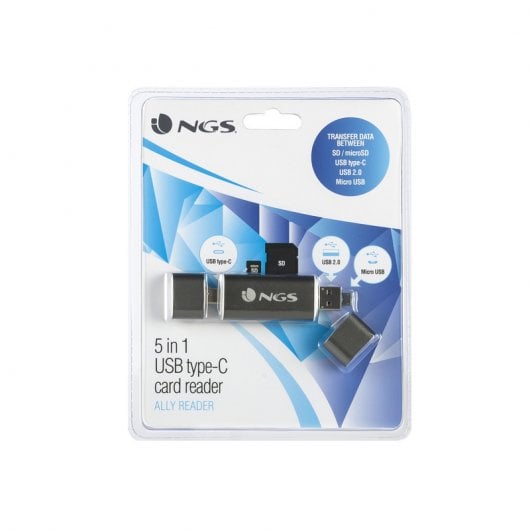 NGS Ally Reader Lector de Tarjetas Tipo C 5 en 1