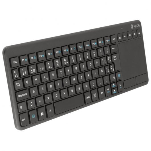 NGS TV Warrior tastiera RF Wireless QWERTY Nero