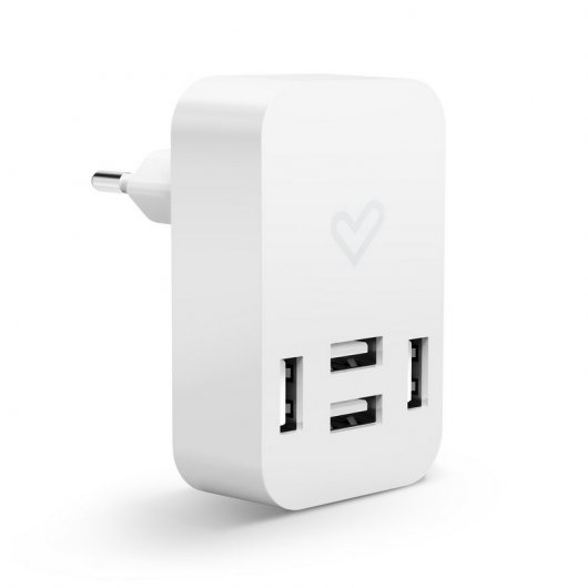 Energy Sistem Home Charger 4.0A Quad USB Cargador de Pared USB 4 Puertos