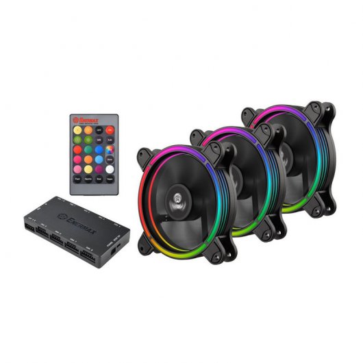 Enermax T.B. RGB Ventilador 120mm x3 LED RGB con Controlador