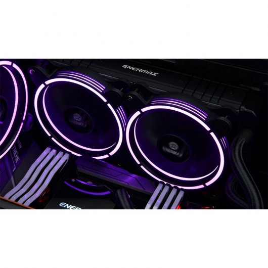 Enermax T.B. RGB Ventilador 120mm x3 LED RGB con Controlador