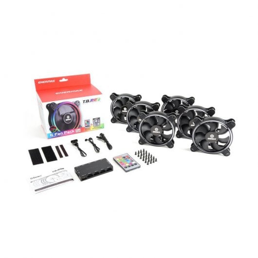 Enermax T.B. Ventola RGB 120 mm x 6 LED RGB con controller