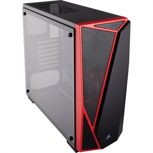 Corsair Carbide SPEC-04 USB 3.0 Vidro Temperado Preta/Vermelha