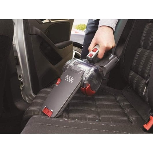 Black & Decker PV1200AV Handstaubsauger Grau, Rot, Transparent