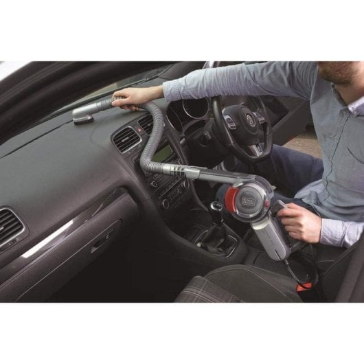 Black & Decker PV1200AV Handstaubsauger Grau, Rot, Transparent