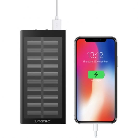 Unotec SunBank III Cargador Solar para Smartphone 8000mAh