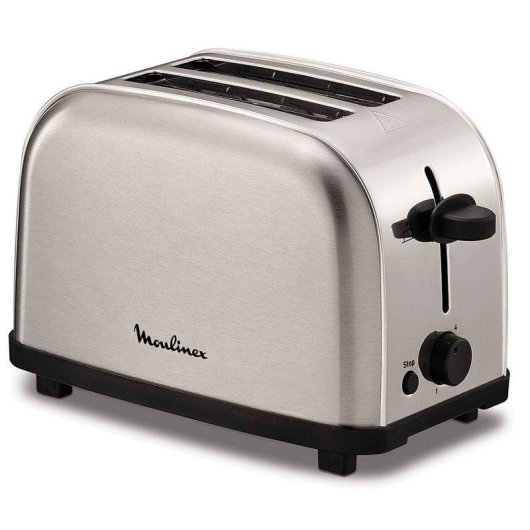 Torradeira Moulinex Classic LT330D11 2 Ranhuras 700 W 6 Níveis Aço inoxidável