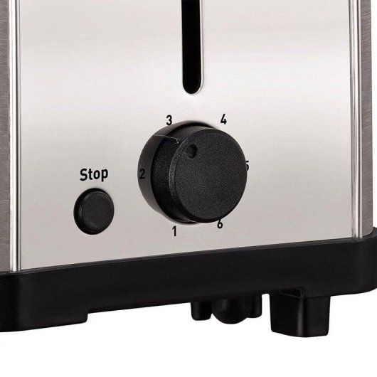 Torradeira Moulinex Classic LT330D11 2 Ranhuras 700 W 6 Níveis Aço inoxidável