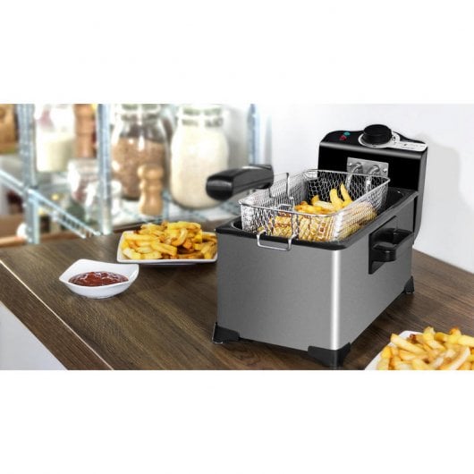 Friggitrice Cecotec CleanFry 3L 3L 2000W in acciaio inossidabile