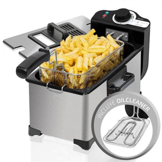 Friggitrice Cecotec CleanFry 3L 3L 2000W in acciaio inossidabile