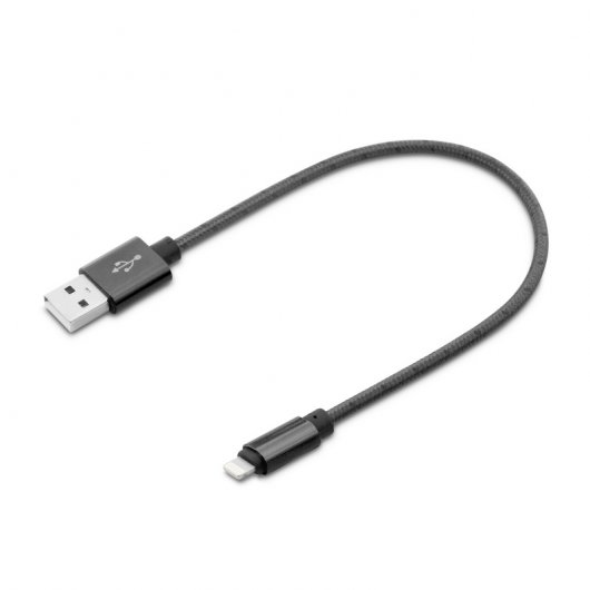 Unotec Cable Nylon Negro lightning 28cm