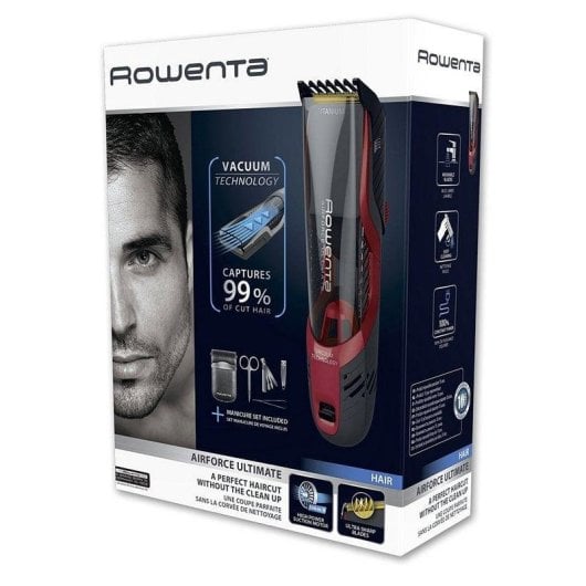 Máquina de Cortar Cabelo Rowenta Air Force Ultimate Premium TN9310F0 com Fio 17 Comprimentos