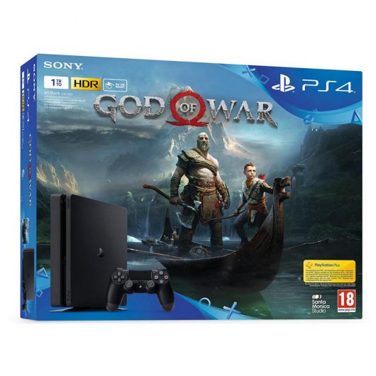 Sony PlayStation 4 Slim 1TB + God of War