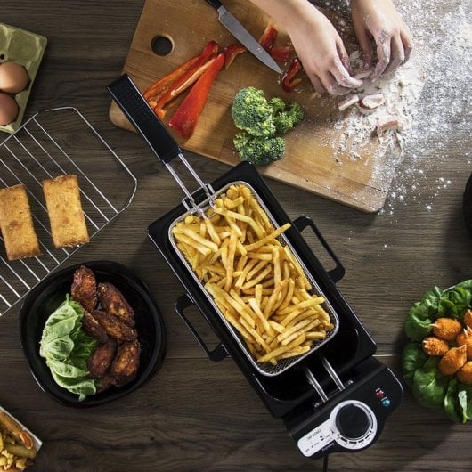 Friggitrice Cecotec CleanFry Full Inox 3L 3L 2000W in acciaio inossidabile