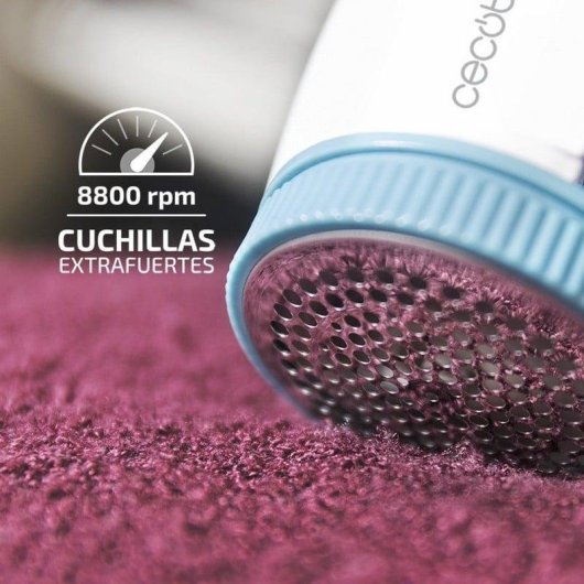 Rasuradora de pelusa Cecotec Forcecut Recargable 45min Azul Blanco 50mm