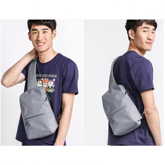 Xiaomi Mi City Sling Bag Mochila para Tablets y Smartphones Gris Claro