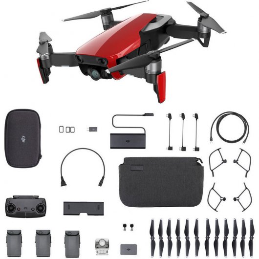 Drone DJI Mavic Air Combo Rojo Reacondicionado
