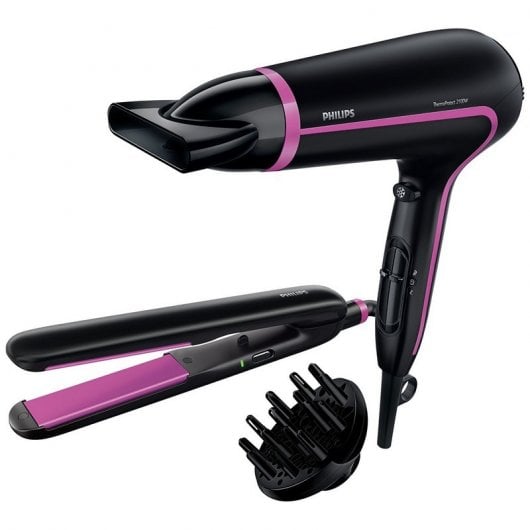 Pack Secador Philips HP8640/60 + Plancha para el Pelo